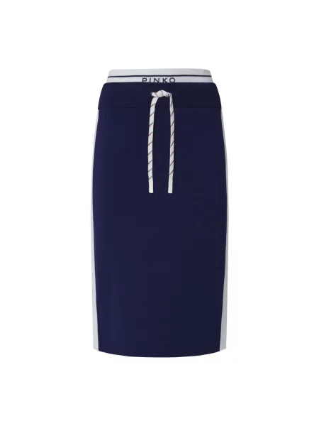 Midi spódnica midi Pinko niebieska