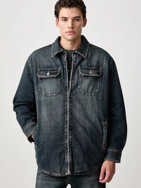 Off-White Bookish Workwear куртка джинсова біла