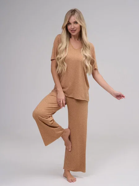 Пижама Issa Plus бежевая