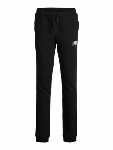 Jack & Jones Junior Pantaloni JJIGORDON negru alb