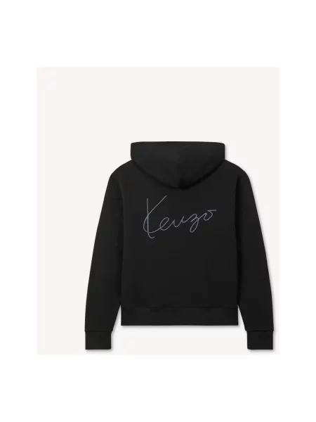 Bluza z kapturem Kenzo klasyczna czarna