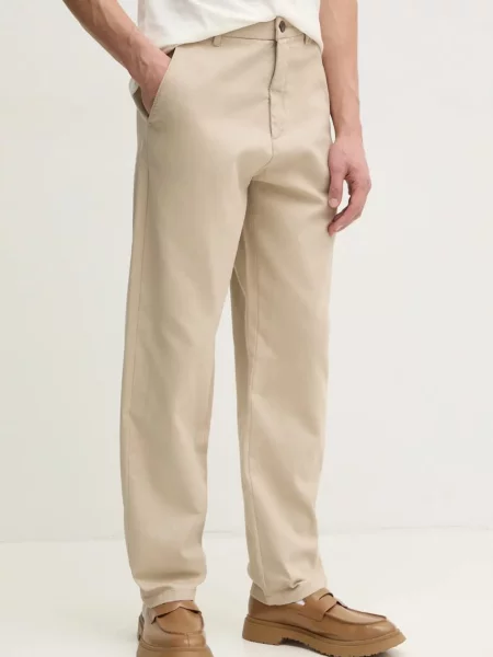 Lindbergh nadrág férfi egyenes bézs