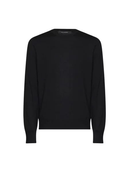 Sweter Tagliatore wełniany czarny