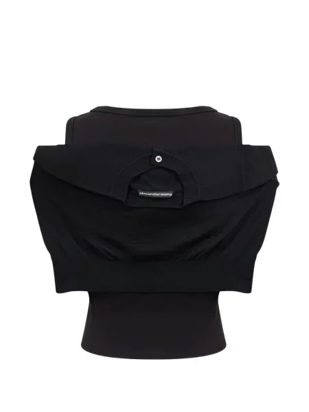 Top Alexander Wang cu legături negru