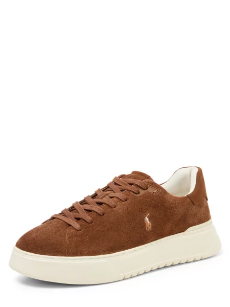 Polo Ralph Lauren Rlite Court sneakersy zamszowe brązowe