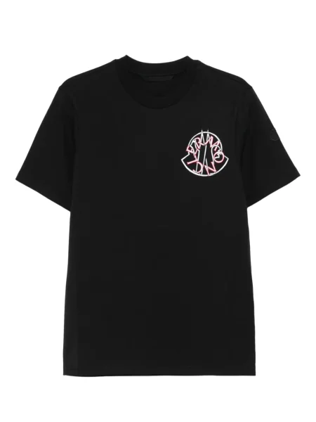 Tricou Moncler din jerseu negru