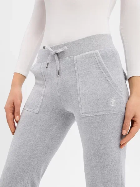 Juicy Couture Nohavice svetlosivá