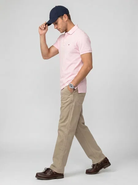 Tricou polo Tommy Hilfiger roz