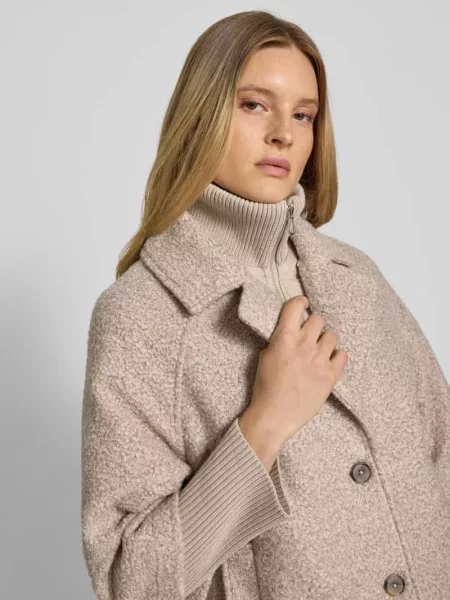Kroj regular fit peleryna kurtka z misiem Tom Tailor beżowy