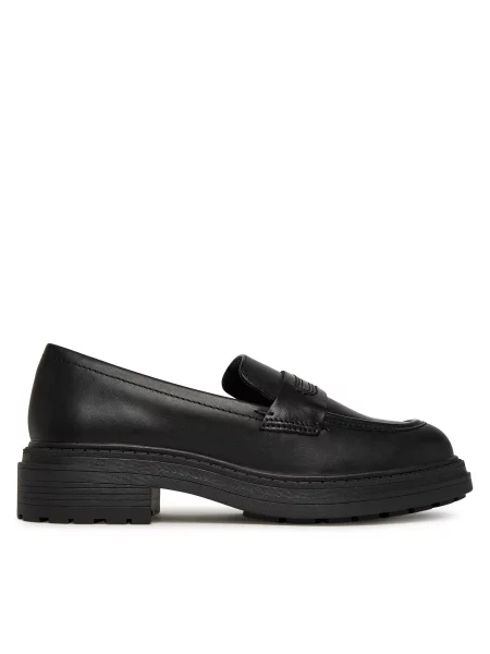 Clarks Loafers Edge μαύρο