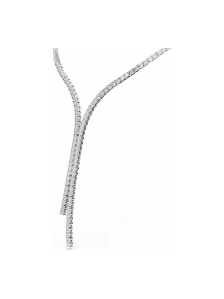Naszyjnik Swarovski biały