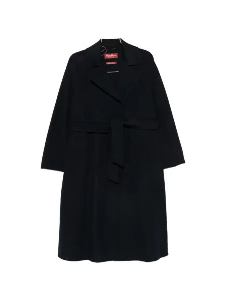 Cu centură palton Max Mara albastru