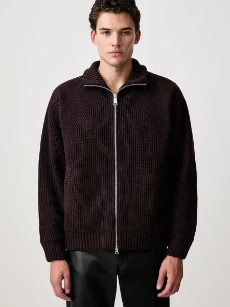 Carhartt WIP Banley Sweater Jacket geacă de tranziție cu amestec de lână pentru bărbați