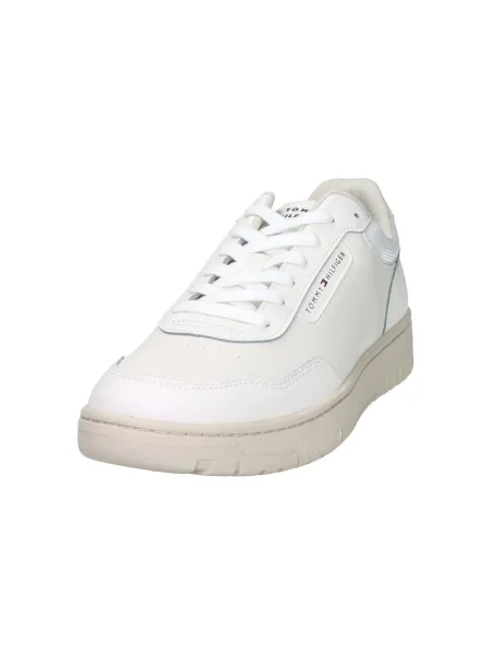 Tommy Hilfiger Sneakersy Th Basket Core Écru biela