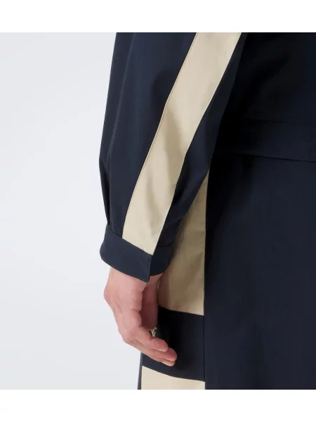 Geacă Saint Laurent din canvas albastru