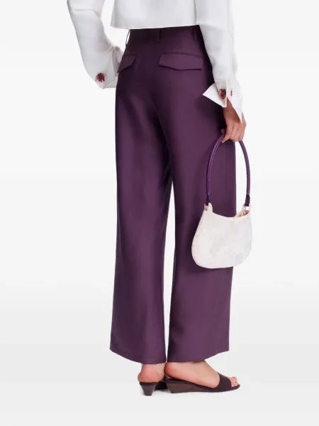Pantaloni Shanghai Tang evazate violet