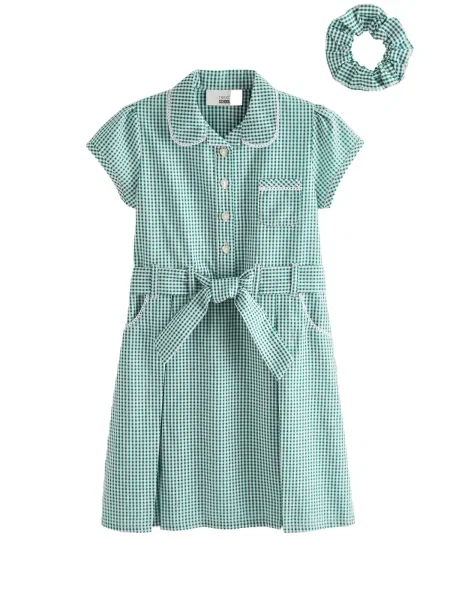 Next Rochie verde alb