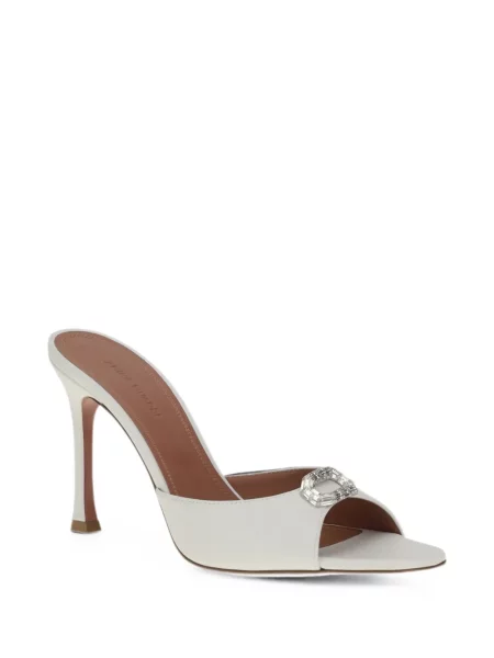 Pantofi cu toc Amina Muaddi alb