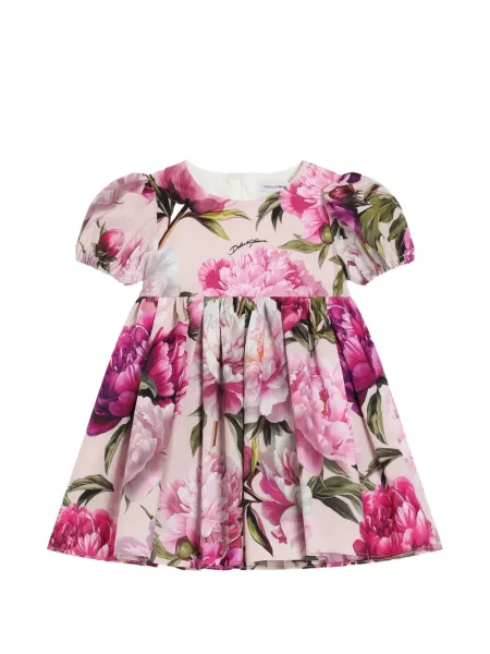 Sukienka dziecięca Dolce And Gabbana różowa