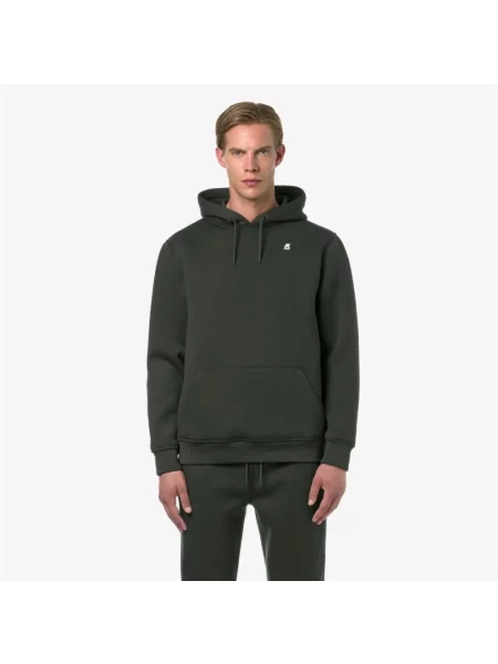 Bluza z kapturem K-way zielona