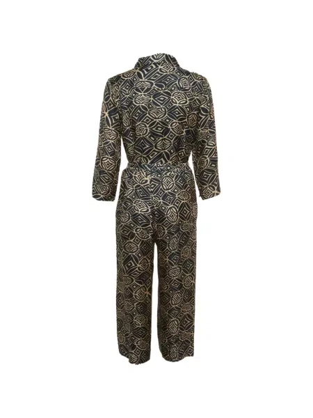 Raštuotas kombinezonas 's Max Mara satininis mėlyna