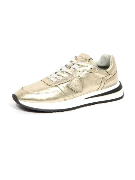 Buty do biegania Philippe Model skórzane do biegania retro szare