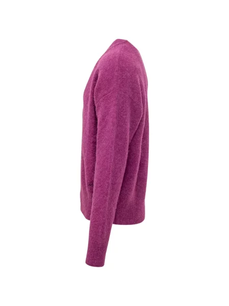 Cardigan Ami Paris cu decolteu în V roz