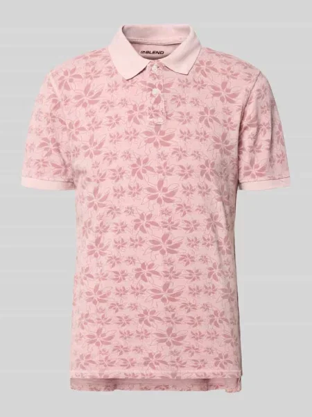 Koszulka polo w kroju slim fit z krótką plisą z model FRISCO' Blend