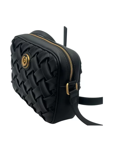 Torebka crossbody Pollini skórzana czarna