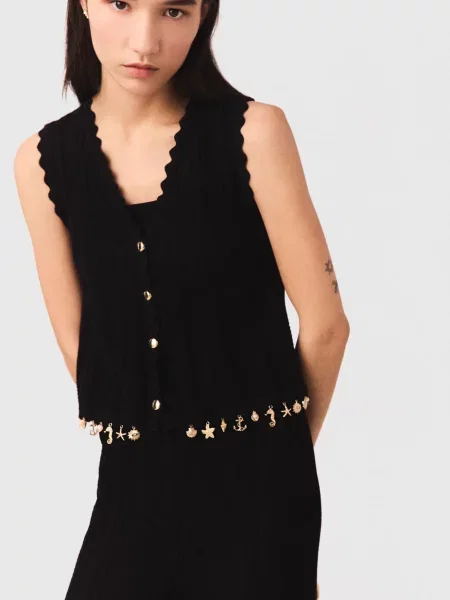 Жилет Maje чорний