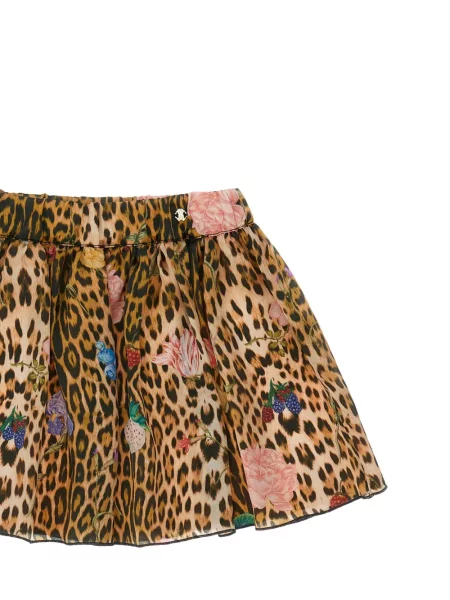 Spódnica dziecięca Roberto Cavalli brązowa