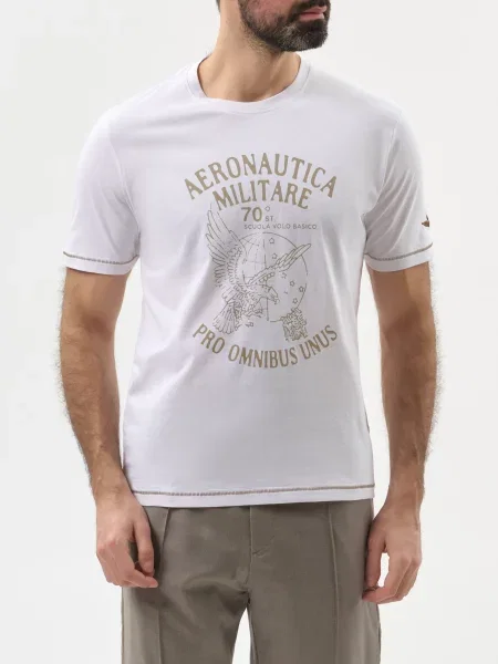 Футболка Aeronautica Militare белая