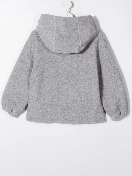 Bluza z kapturem dziecięca Fendi szara