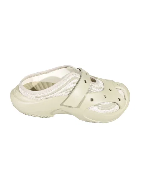 Klapki mules Crocs beżowe