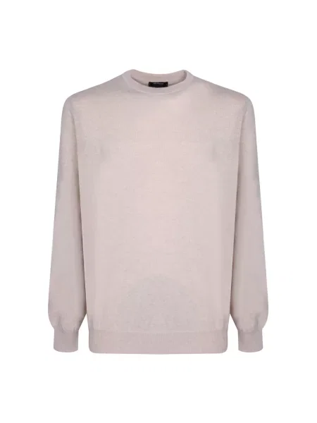 Sweter Dell'oglio z kaszmiru beżowy
