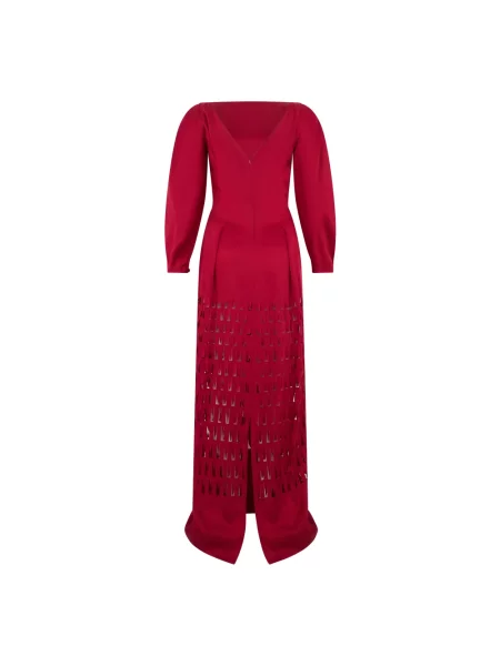 Sukienka Alberta Ferretti czerwona