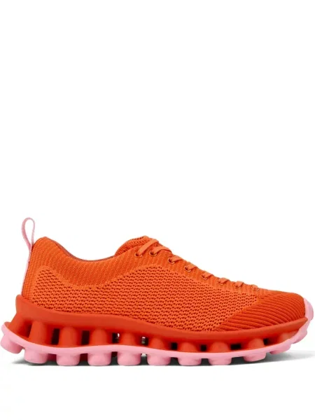 Sneakerși Camper tricotate portocaliu