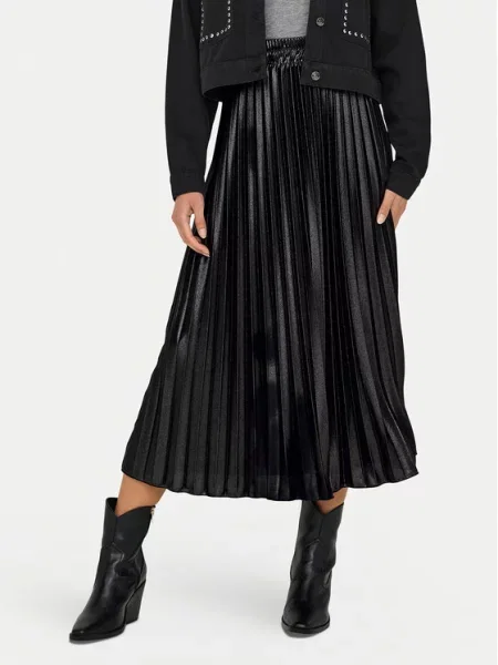 ONLY Plisirano krilo Lyon črna