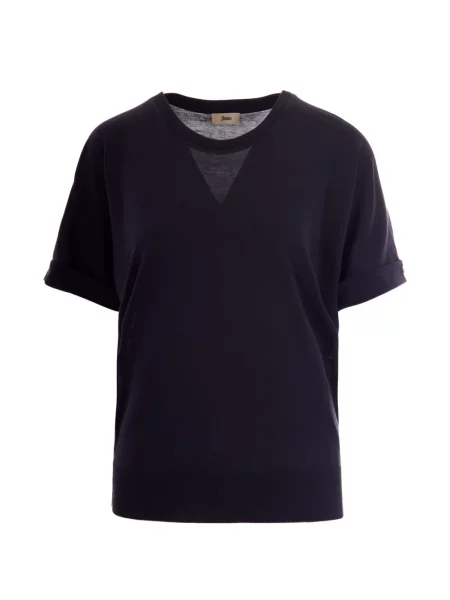 Tricou Herno tricotate albastru