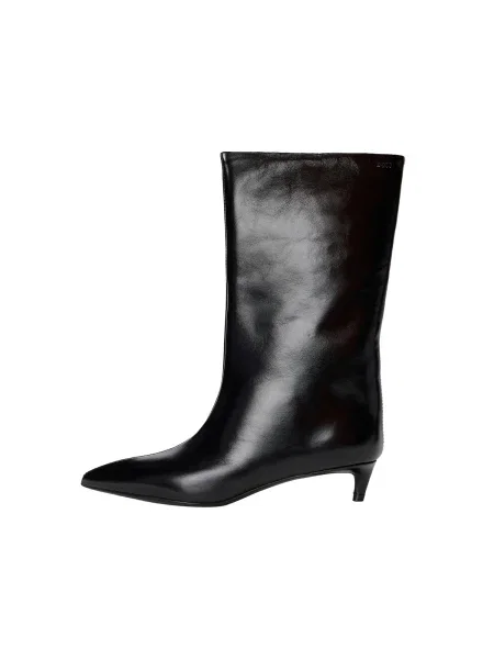 BOSS ghete de piele Gracey mic negru