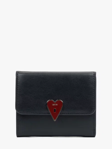 Кожаный кошелек Estro черный