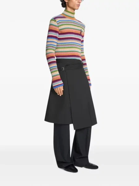 Pulover Dries Van Noten de lână roz