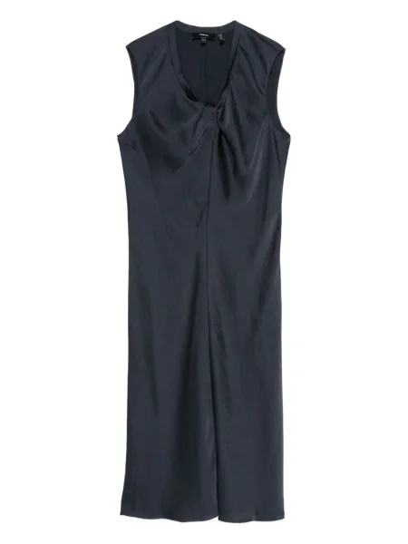 Rochie fără mâneci Theory fără mâneci de costum albastru