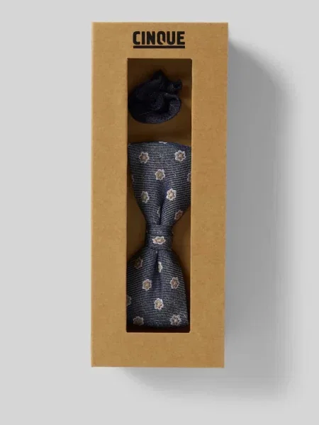 Krawat Cinque błękitny