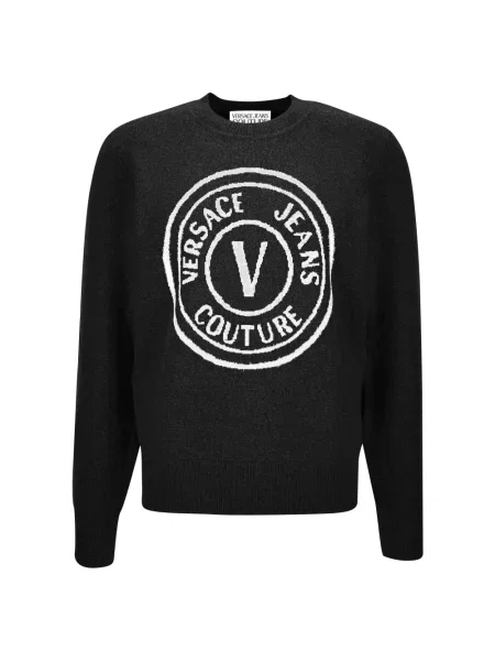 Sweter Versace Jeans Couture czarny