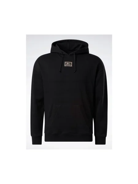 Kapucnis szvetter Reebok Sport fekete