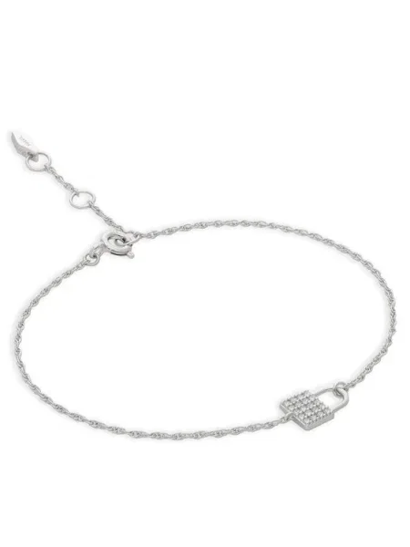 Fossil Náramok strieborná