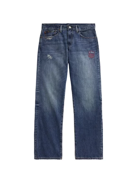 Scurt șapcă Polo Ralph Lauren cu broderie din jerseu maro