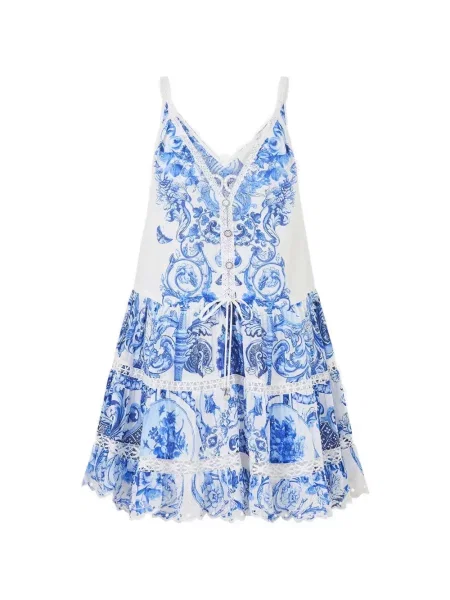 Scurt rochie Camilla alb