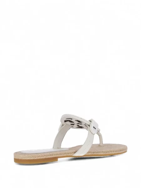 Espadrile Tory Burch cu mărgele alb